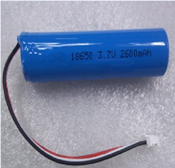 3.7V2600mAh美容儀器用18650鋰電池組