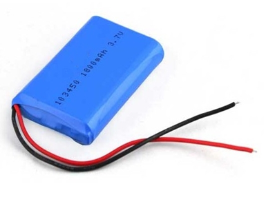 方形103450鋁殼鋰離子電池3.7V1800mAh