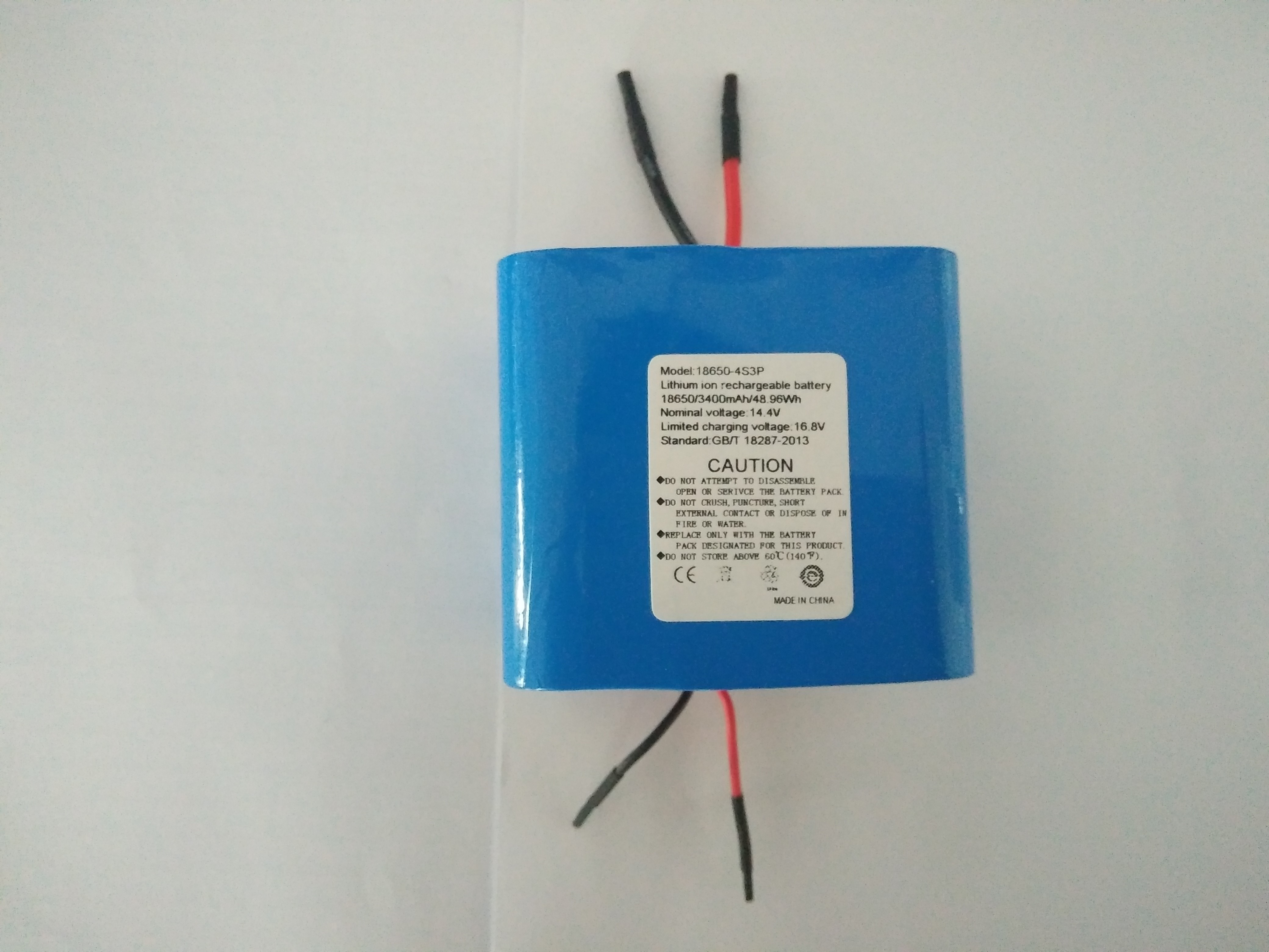 14.4V4500mAh攝影器材用高倍率鋰電池組